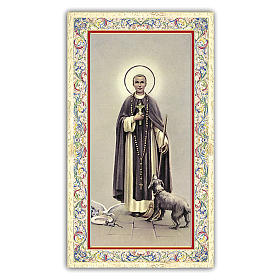 Holy card, Saint Martin de Porres, Prayer ITA 10x5 cm