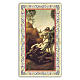Holy card, Saint George, Prayer ITA 10x5 cm s1