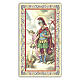 Holy card, Saint Florian, Prayer ITA 10x5 cm s1