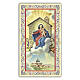 Heiligenbildchen, Muttergottes von Loreto, 10x5 cm, Gebet in italienischer Sprache s1