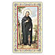 Holy card, Saint Peregrine, Prayer ITA, 10x5 cm s1