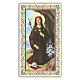Heiligenbildchen, Heilige Rosalia, 10x5 cm, Gebet in italienischer Sprache s1