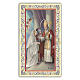 Heiligenbildchen, Heiliger Valentin, 10x5 cm, Gebet in italienischer Sprache s1