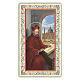 Holy card, Saint Robert Bellarmine, Prayer ITA, 10x5 cm s1