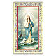 Heiligenbildchen, Maria, die aus dem Meer aufsteigt, 10x5 cm, Gebet in italienischer Sprache s1