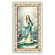 Holy card, Mary Star of the Sea, Prayer ITA, 10x5 cm s1