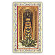 Estampa religiosa Estatua de la Virgen de Loreto 10x5 cm ITA s1