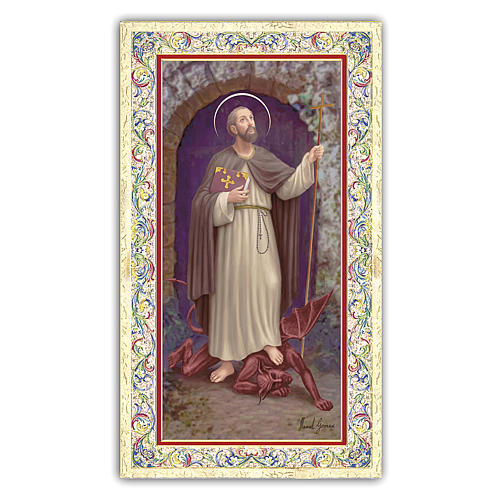 Holy card, Saint William, Prayer ITA 10x5 cm 1