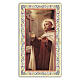 Heiligenbildchen, Heiliger Johannes vom Kreuz, 10x5 cm, Gebet in italienischer Sprache s1