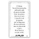 Holy card, Mary Mystic Rose, Prayer ITA 10x5 cm s2