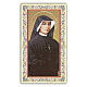 Heiligenbildchen, Maria Faustyna Kowalska, 10x5 cm, Gebet in italienischer Sprache s1