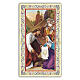 Heiligenbildchen, Heilige Veronika, 10x5 cm, Gebet in italienischer Sprache s1