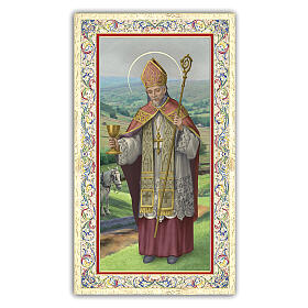 Heiligenbildchen, Heiliger Richard, 10x5 cm, Gebet in italienischer Sprache