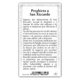 Holy card, Saint Richard, Prayer ITA, 10x5 cm