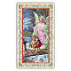 Heiligenbildchen, Schutzengel, 10x5 cm, Gebet in italienischer Sprache s1