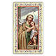 Andachtsbild mit Sankt Joseph, der das Jesuskind umarmt, 10 x 5 cm ITA s1