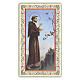 Holy card, Saint Francis, Prayer of Saint Francis ITA 10x5 cm s1