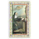 Heiligenbildchen, Heilige Rita von Cascia, 10x5 cm, Gebet in italienischer Sprache s1