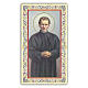 Holy card, Don John Bosco, Don Bosco's Prayer ITA 10x5 cm  s1