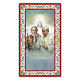 Estampa religiosa los Santos Papa Juan XXIII y Juan Pablo II 10x5 cm ITA s1