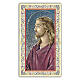 Heiligenbildchen, Das Antlitz Jesu, 10x5 cm, Gebet in italienischer Sprache s1