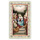Heiligenbildchen, Herabkunft des Heiligen Geistes, 10x5 cm, Gebet in italienischer Sprache s1