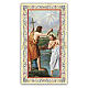 Holy card, Saint John the Baptist, Prayer ITA, 10x5 cm s1