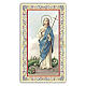Heiligenbildchen, Heilige Martha, 10x5 cm, Gebet in italienischer Sprache s1