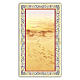 Holy card, Footprints in the sand, Message of Tenderness ITA, 10x5 cm s1