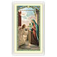 Holy card, Annunciation, Angelus ITA, 10x5 cm s1