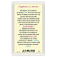 Holy card, Saint Anthony of Padua, Prayer to Saint Anthony ITA 10x5 cm s2
