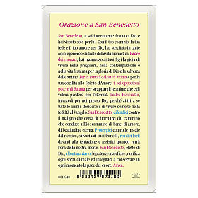 Santino San Benedetto Orazione ITA 10x5
