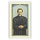 Heiligenbildchen, Don Bosco, 10x5 cm, Gebet in italienischer Sprache, laminiert s1