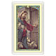 Holy card, Jesus Good Shepherd, Psalm 23 ITA 10x5 cm s1