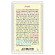 Holy card, Trinity, Creed ITA 10x5 cm s2