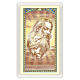 Holy card, Trinity, Creed ITA 10x5 cm s1