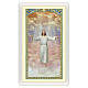 Holy card, Risen Christ, Beatitudes ITA 10x5 cm s1