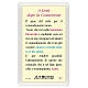 Holy card, chalice, wheat, grapes, Prayer to Jesus after the Holy Communion ITA 10x5 cm s2