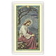 Holy card, Jesus in the Gethsemane, Prayer for Those Who Cry ITA 10x5 cm s1