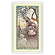 Holy card, Jesus Good Shepherd, The Sick's Prayer ITA 10x5 cm s1