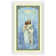 Holy card, Jesus hugging a person, I Believe o Lord ITA 10x5 cm s1