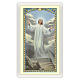 Holy card, Resurrection, Do Not Cry for Me ITA 10x5 cm s1