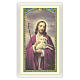 Holy card, Jesus Good Shepherd, God of Tenderness ITA 10x5 cm s1