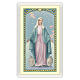 Santino Madonna Miracolosa Orazione Efficacissima ITA 10x5 s1