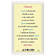 Holy card, Mother of Tenderness, Love by Gibran ITA 10x5 cm s2