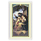 Holy card, Jesus with children, Young Athlete's Prayer ITA, 10x5 cm s1