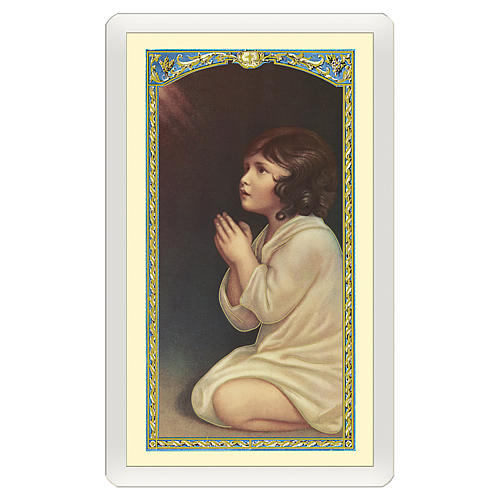 Holy card, Samuel, Evening Prayer ITA, 10x5 cm 1