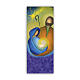 Nativity Holy card with stylized halo 15x10 cm s1