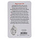 Andachtsbildchen Papst Leo XIV mit Petersdom und Metallmedaille, 10 x 5 cm s2
