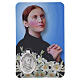 Obrazek religijny - Święta Gemma Galgani, z metalowym medalikiem, 10×5 cm s1